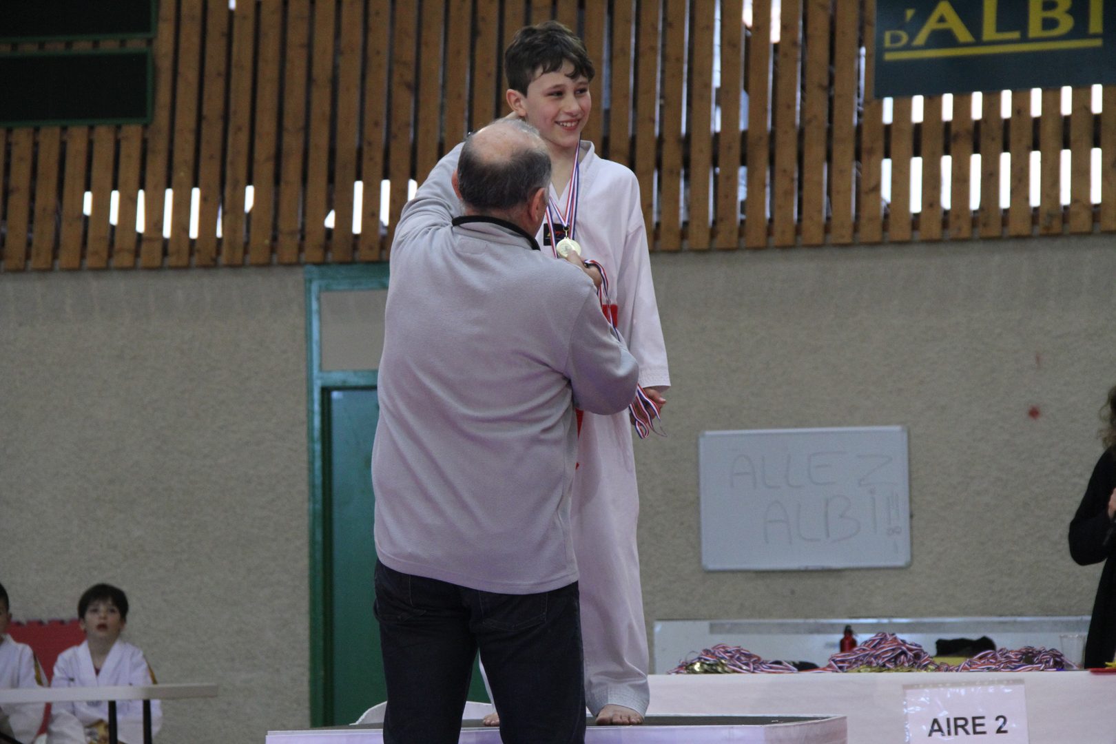 Remise de médaille